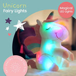 Unicorn Stuffed Animal Toy With Light