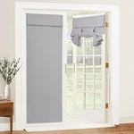 Self Stick Tie Up Shades Tricia Door Window - W 26 x L 69 inches