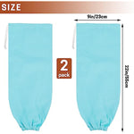 2Pcs Reusable Plastic Bag Organizer Wall Mount