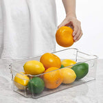 Clear Plastic Bins For Fridge, Freezer & Kitchen