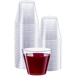 Comfy Package Clear Hard Plastic Cups Tumblers