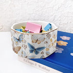 Gold Line Paper Clip Dispenser Organizer for Desk
