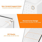 6 Pack  Acrylic Non Slip Non Cracking Drawer Storage Tray