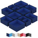 Set Of 12 Closet Organizer and Storage Divider Baskets For Clothes