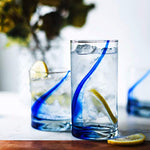 Blue Ribbon Impressions 16 Piece Tumbler And Rocks Glass Set