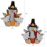 Wooden Indoor Tabletop Turkey Decor for Thanksgiving