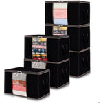 Storage Bag Organizer with Reinforced Handle Thick Fabric for Comforters