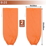 2Pcs Reusable Plastic Bag Organizer Wall Mount