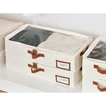 Under Bed Storage Containers with Zippers for Cloths & Blankets