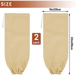 2Pcs Reusable Plastic Bag Organizer Wall Mount