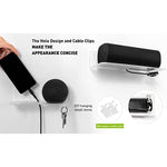 Floating Hanging Shelves with Cable Clips for Bedroom & Gaming Room - Set Of 2