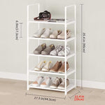 Stackable Shoe Shelf Storage Organizer for Entryway