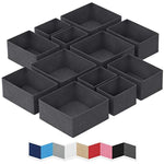 Set Of 12 Closet Organizer and Storage Divider Baskets For Clothes