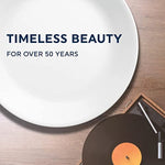 Triple Layer Glass And Chip Resistant Lightweight Round 6 3 4 Inch Plates