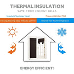 Self Stick Tie Up Shades Tricia Door Window - W 26 x L 69 inches