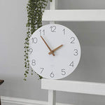 12” Non-Ticking Silent Battery Operated Decorative Wall Clock