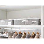 Under Bed Storage Containers with Zippers for Cloths & Blankets