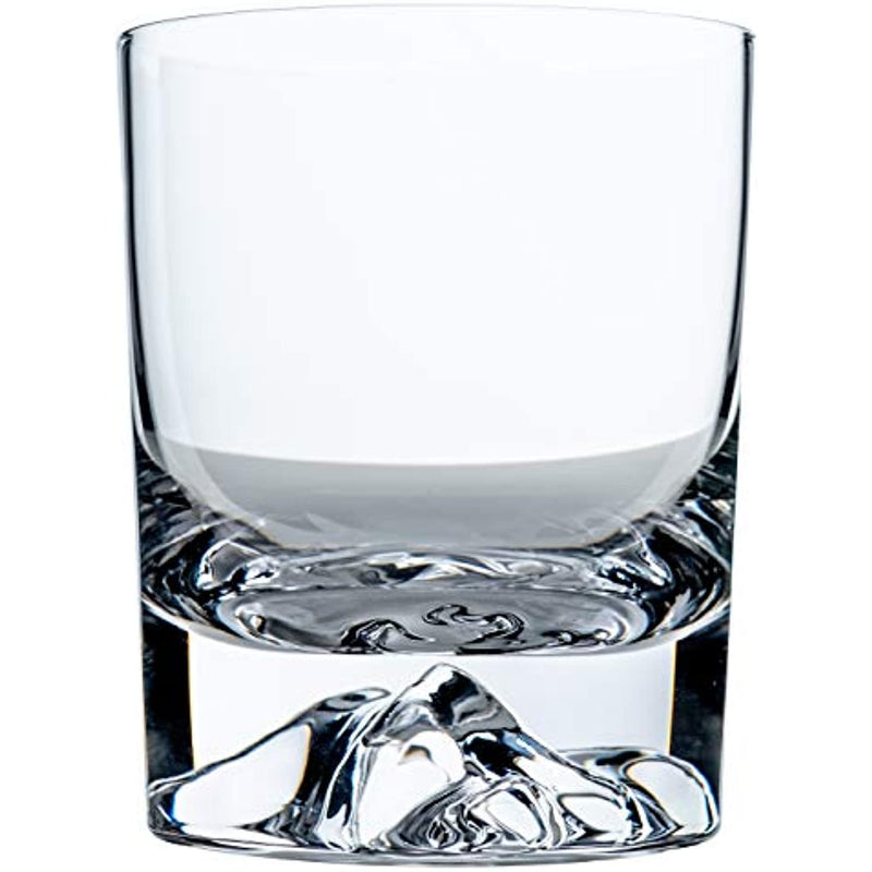 Mountain Whiskey Glass Set Of 2 Handmade Crystal Whisky Glasses