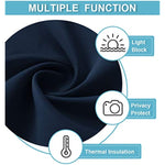 Self Stick Tie Up Shades Tricia Door Window - W 26 x L 69 inches