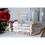 Farmhouse Rustic Wood Decorative Books Stack for Home Coffee Table Living Room