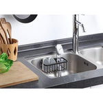 Stainless Steel Deluxe Kitchen Sink Suction Holder for Sponges, Scrubbers & Soap