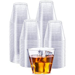 Comfy Package Clear Hard Plastic Cups Tumblers