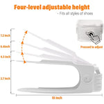 20 Pack Double Layer Stack Shoe Holder Space Saver