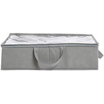 Under Bed Fabric Storage Container Bags with Window and Handles