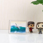 Minimalist Picture Frame Acrylic Glass Photo Frame with Magnetic Desktop Display Horizontally or Vertically