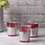 Disposable 12 Oz Black Plastic Tumblers For Partys Weddings