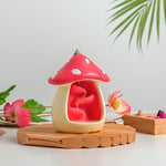 Cute Mushroom Incense Holder with 60 Incense Cones