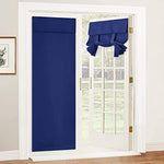 Self Stick Tie Up Shades Tricia Door Window - W 26 x L 69 inches