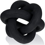 3 Link Wood Knot Decor Hand Carved Coffee Table Decor