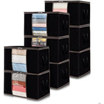 Storage Bag Organizer with Reinforced Handle Thick Fabric for Comforters