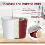 80 Pack Three Layer Insulated Coffee Cups With Lid And Straws For Parties Picnic And Travel
