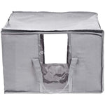 Under Bed Fabric Storage Container Bags with Window and Handles