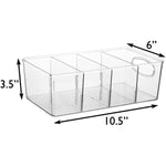 Pantry Organization and Storage Bins with Removable Dividers
