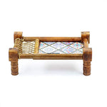 Traditional Decorative Asian Cot Tray For Snacks Drinks