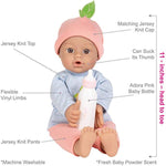 11 Inch Sweet Soft Baby Boy Girl With Different Colors Variations