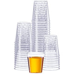 Comfy Package Clear Hard Plastic Cups Tumblers