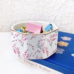 Gold Line Paper Clip Dispenser Organizer for Desk