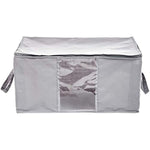 Under Bed Fabric Storage Container Bags with Window and Handles