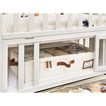 Under Bed Storage Containers with Zippers for Cloths & Blankets