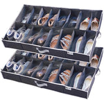Underbed Storage Solution Fits for Men's and Women's Shoes