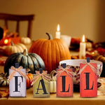 4 Pcs Rustic Thanksgiving Farmhouse Home Decor Signs