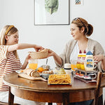 8 PACK Stackable Pantry Organizer Bins, 3 sizes