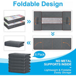 Thick Fabric Storage Bins with Clear Window and Reinforced Handles