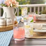 Classic 8 Piece Premium Quality Plastic Tumblers In Clear