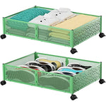 Under Bed Shoe Storage Organizer Drawer With Weels