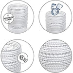 Set Of 6 Romantic Water Glasses 12 Oz Hobnail Glasses Tumbler